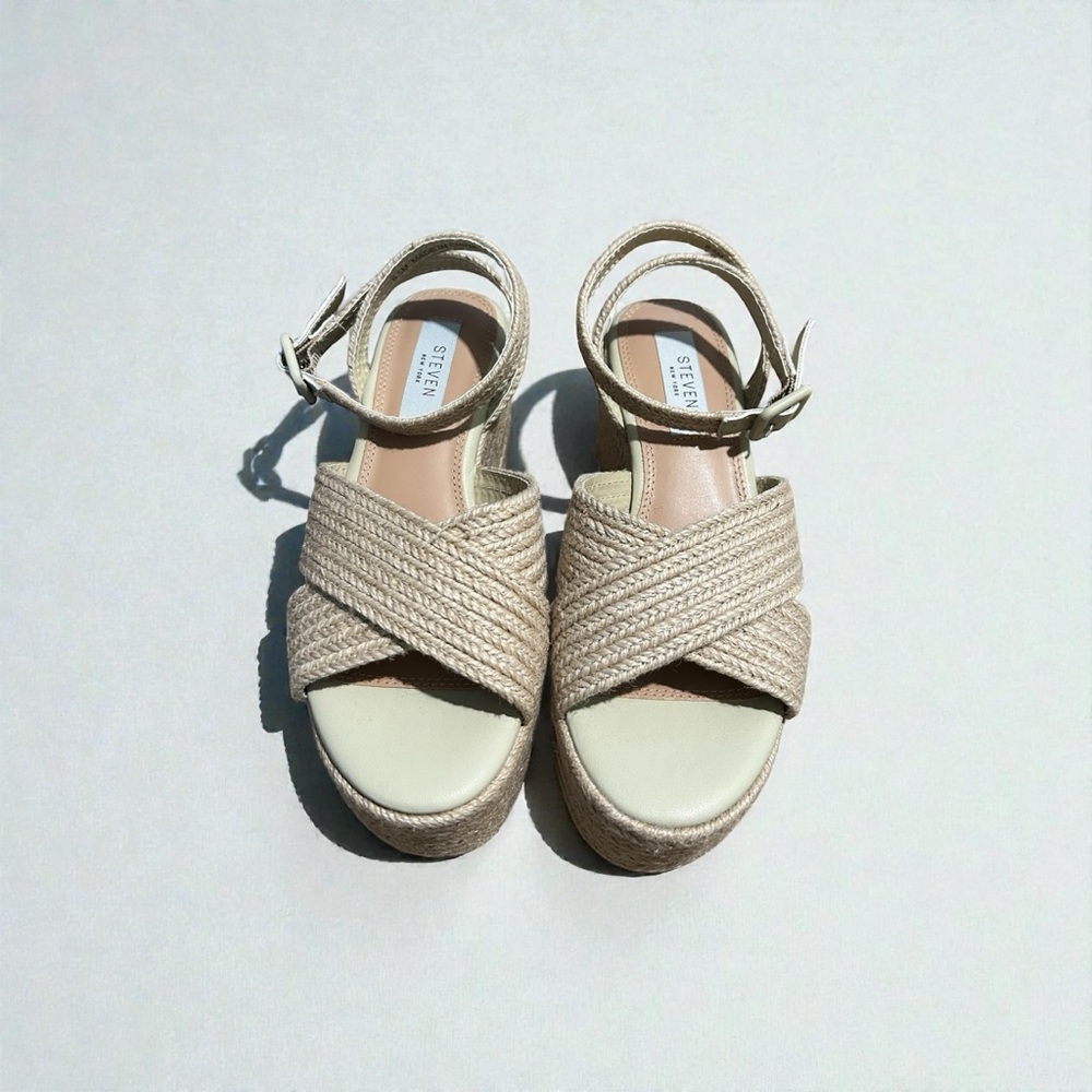 Steven New York by Steve Madden Ramey Espadrille Platform Wedge Sandal